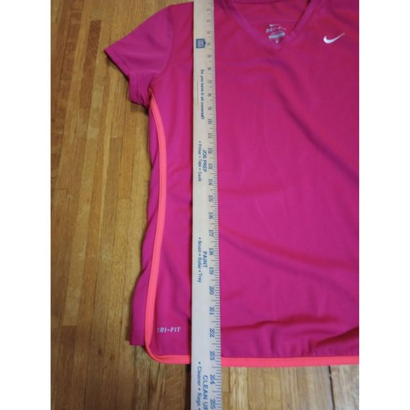 Nike Dri-FIT women's pink short sleeve athletic top size m - Picture 4 of 6
